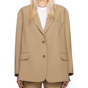 THE FRANKIE SHOP Beige Bea Blazer